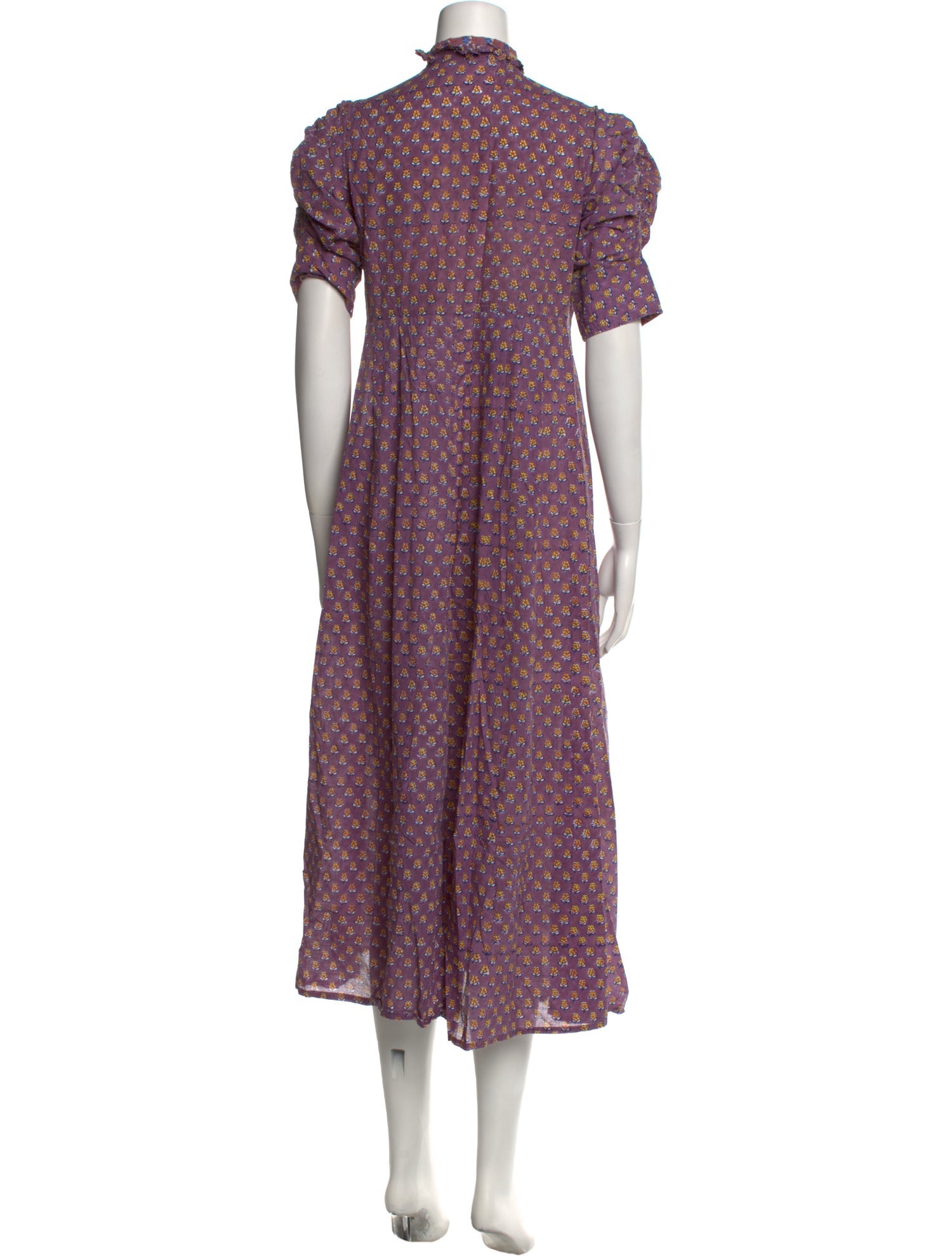 Thierry Colson Floral Print Long Dress